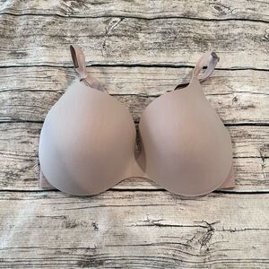 Maidenform Light Grey/Pink Molded Cup Underwire Bra Size 38DD